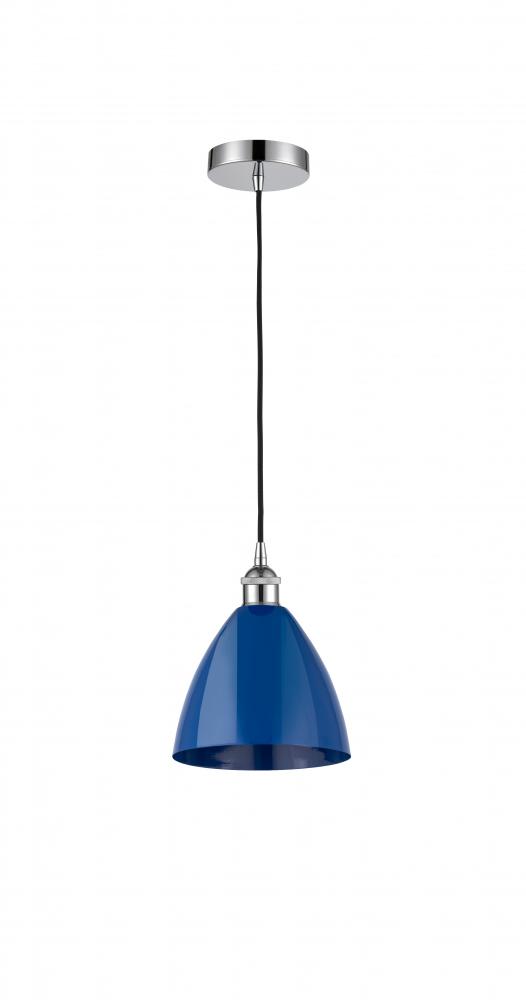 Plymouth - 1 Light - 8 inch - Polished Chrome - Cord hung - Mini Pendant