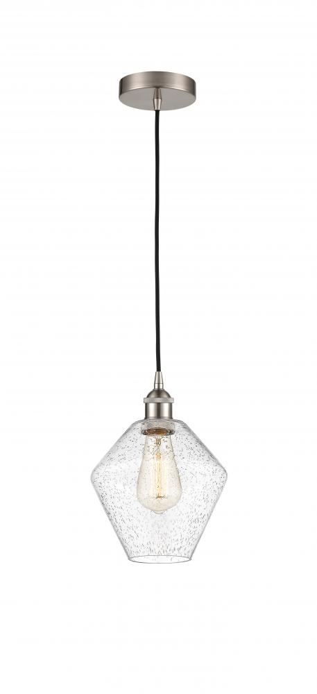 Cindyrella - 1 Light - 8 inch - Brushed Satin Nickel - Cord hung - Mini Pendant