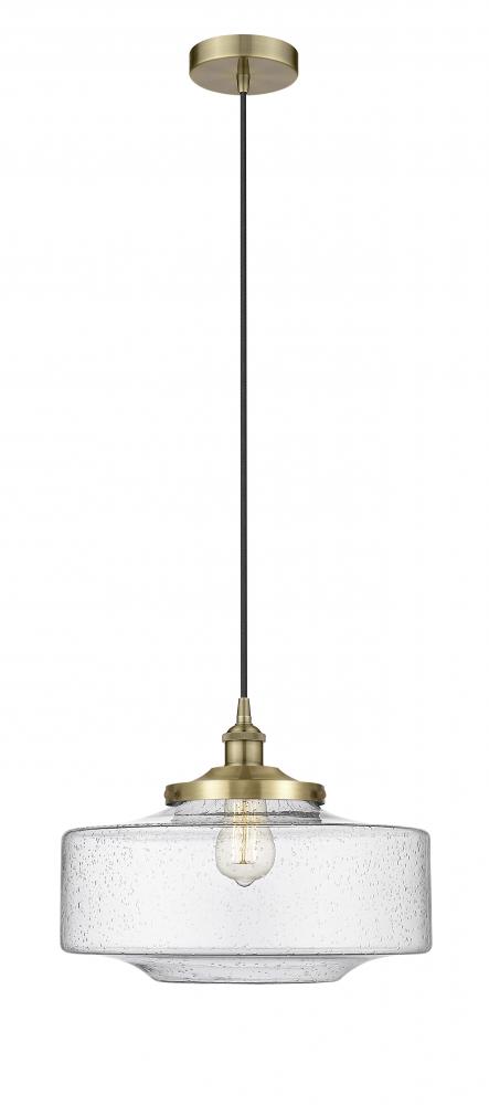 Bridgeton - 1 Light - 16 inch - Antique Brass - Mini Pendant