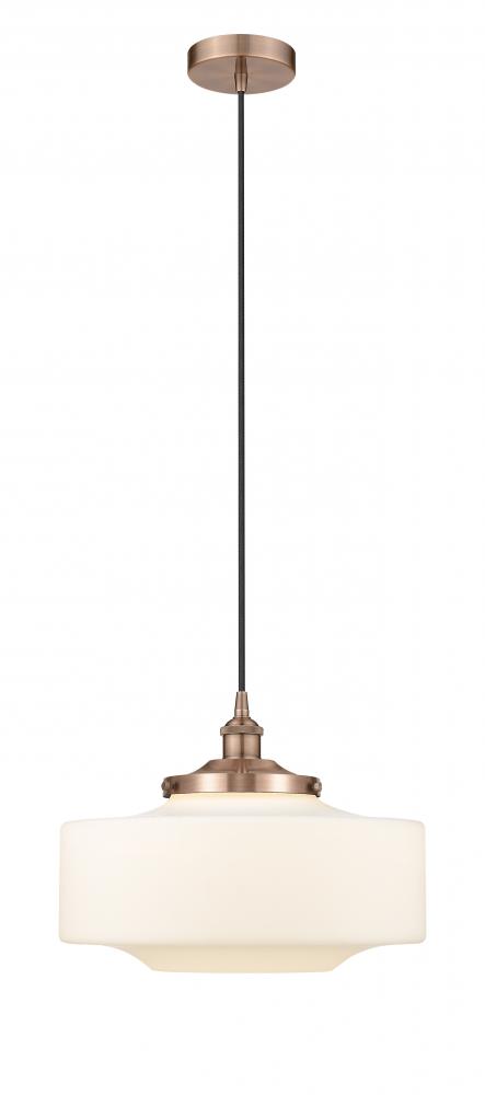 Bridgeton - 1 Light - 16 inch - Antique Copper - Mini Pendant