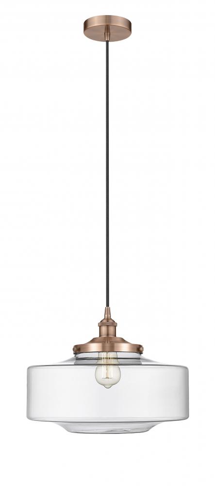 Bridgeton - 1 Light - 16 inch - Antique Copper - Mini Pendant