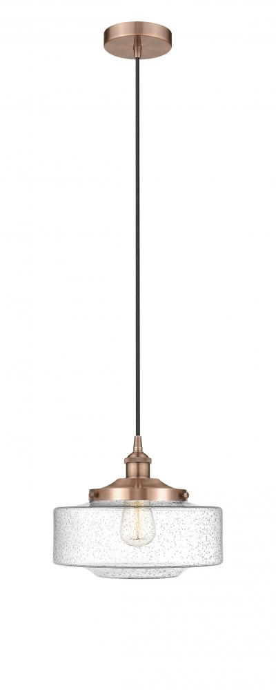 Bridgeton - 1 Light - 12 inch - Antique Copper - Mini Pendant