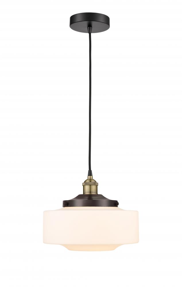 Bridgeton - 1 Light - 12 inch - Black Antique Brass - Mini Pendant