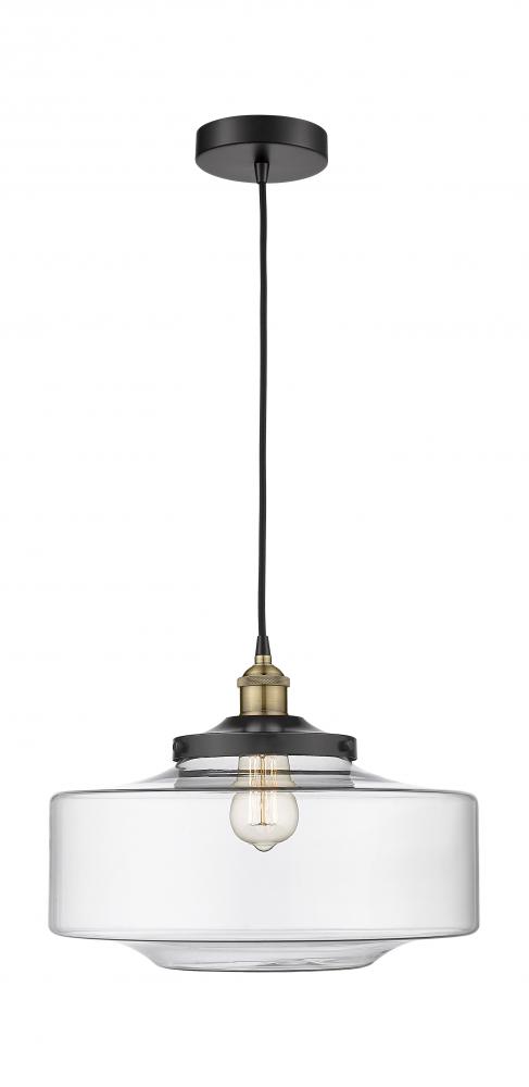 Bridgeton - 1 Light - 16 inch - Black Antique Brass - Mini Pendant