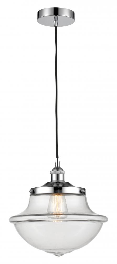 Oxford - 1 Light - 12 inch - Polished Chrome - Mini Pendant