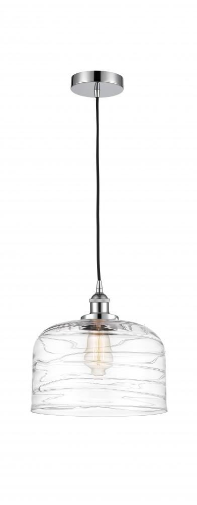 Bell - 1 Light - 12 inch - Polished Chrome - Cord hung - Mini Pendant