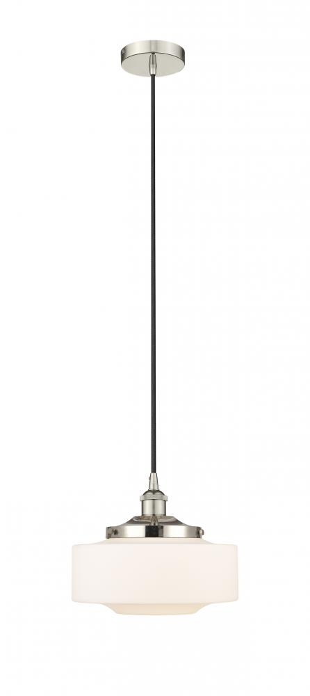 Bridgeton - 1 Light - 12 inch - Polished Nickel - Mini Pendant