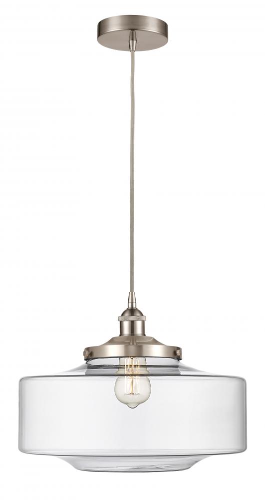 Bridgeton - 1 Light - 16 inch - Satin Nickel - Mini Pendant