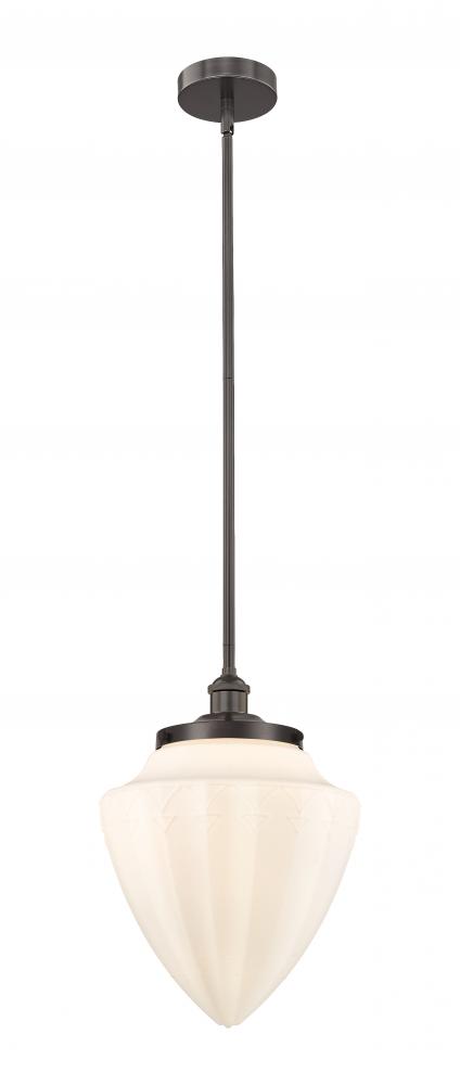 Bridgeton - 1 Light - 12 inch - Oil Rubbed Bronze - Stem Hung - Mini Pendant