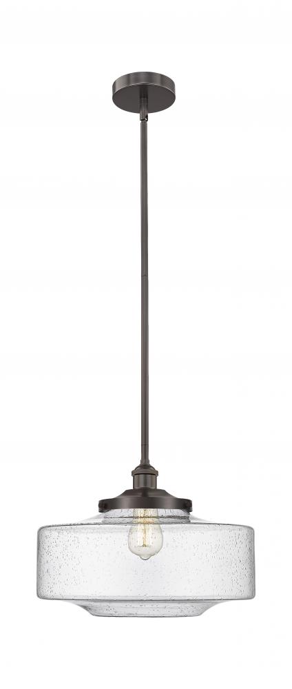 Bridgeton - 1 Light - 12 inch - Oil Rubbed Bronze - Stem Hung - Mini Pendant