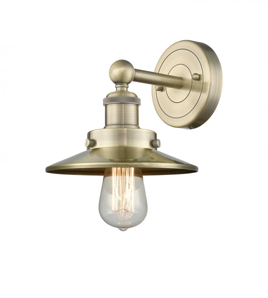 Edison - 1 Light - 8 inch - Antique Brass - Sconce