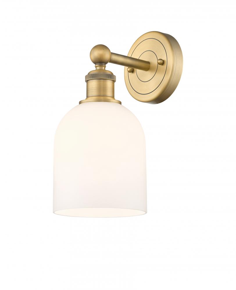 Bella - 1 Light - 6 inch - Brushed Brass - Sconce