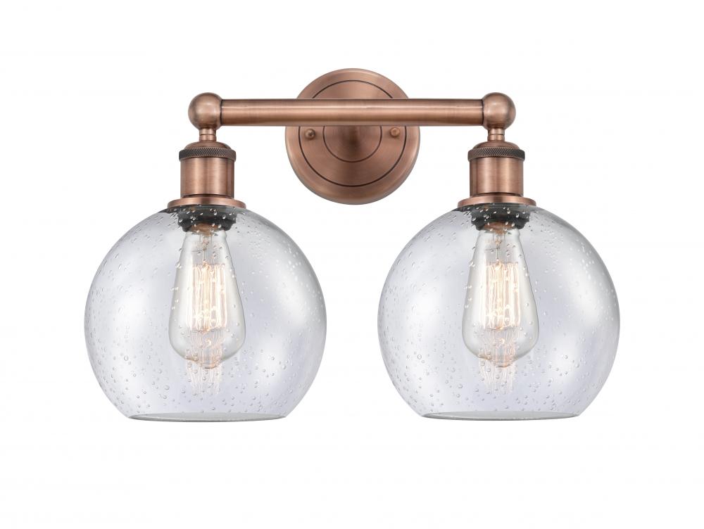 Athens - 2 Light - 17 inch - Antique Copper - Bath Vanity Light