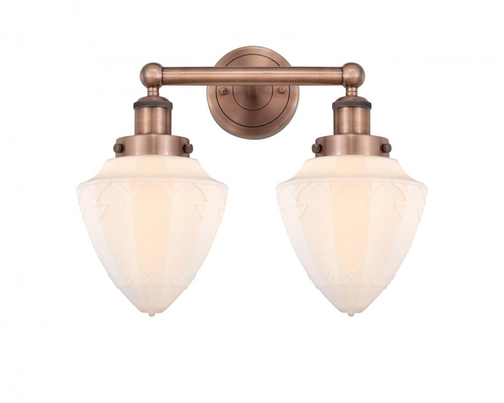 Bullet - 2 Light - 15 inch - Antique Copper - Bath Vanity Light