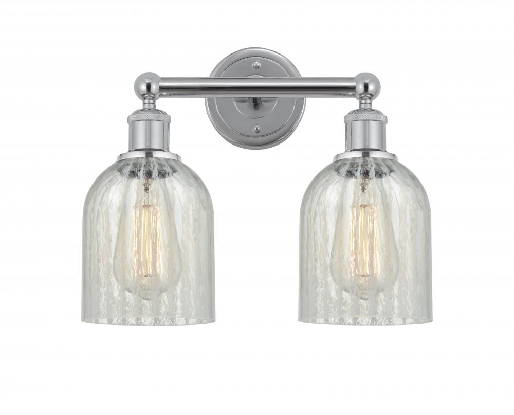 Caledonia - 2 Light - 14 inch - Polished Chrome - Bath Vanity Light