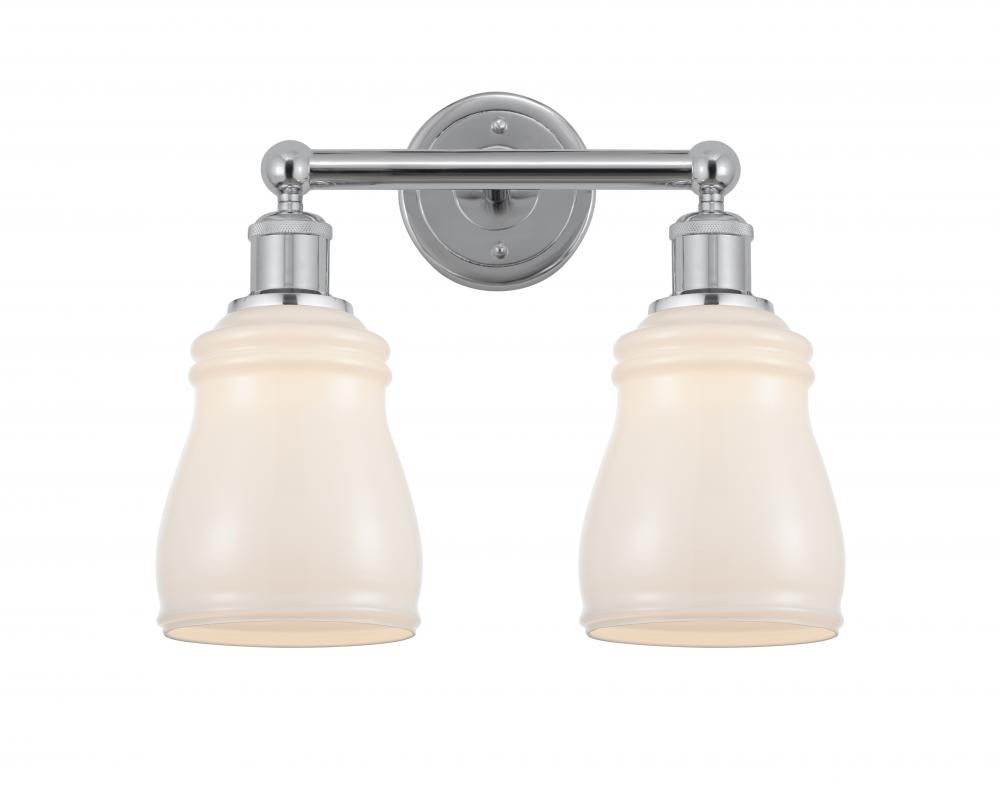 Ellery - 2 Light - 14 inch - Polished Chrome - Bath Vanity Light