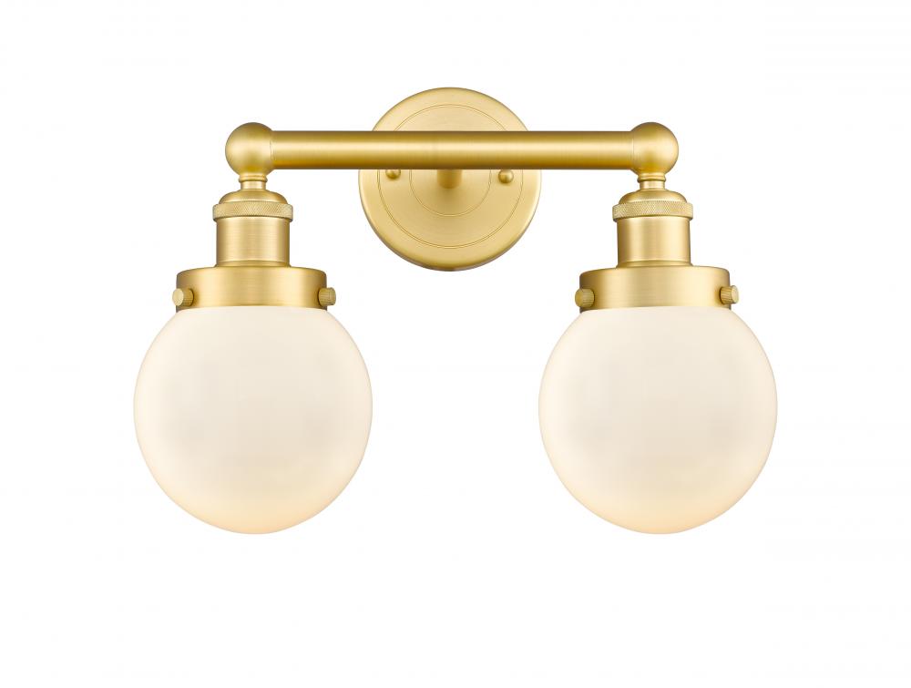 Beacon - 2 Light - 15 inch - Satin Gold - Bath Vanity Light