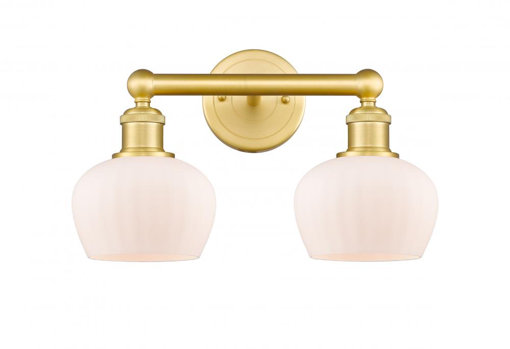 Fenton - 2 Light - 16 inch - Satin Gold - Bath Vanity Light