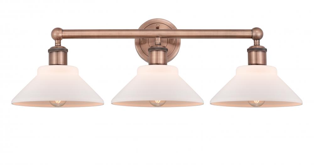 Orwell - 3 Light - 26 inch - Antique Copper - Bath Vanity Light