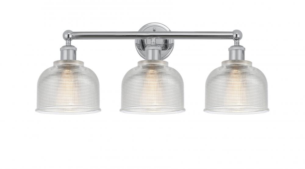 Dayton - 3 Light - 24 inch - Polished Chrome - Bath Vanity Light