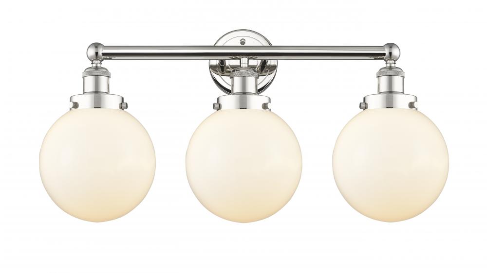 Beacon - 3 Light - 26 inch - Polished Nickel - Bath Vanity Light