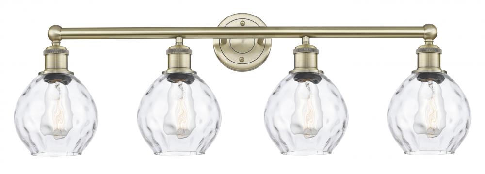 Waverly - 4 Light - 33 inch - Antique Brass - Bath Vanity Light