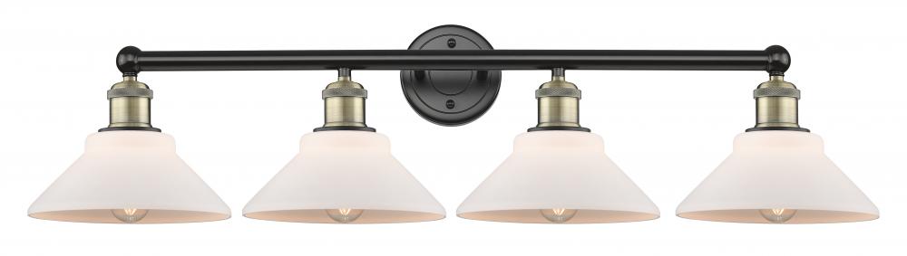 Orwell - 4 Light - 35 inch - Black Antique Brass - Bath Vanity Light