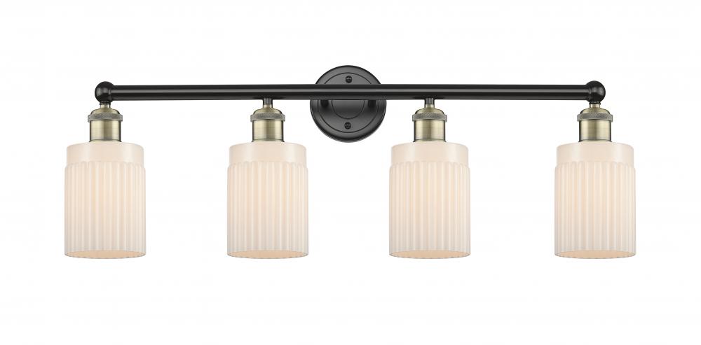 Hadley - 4 Light - 32 inch - Black Antique Brass - Bath Vanity Light