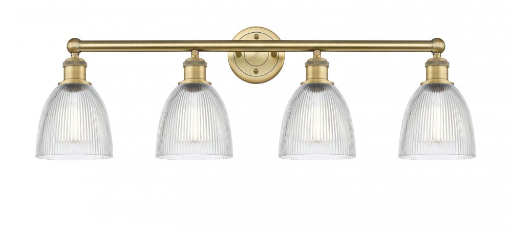 Castile - 4 Light - 33 inch - Brushed Brass - Bath Vanity Light