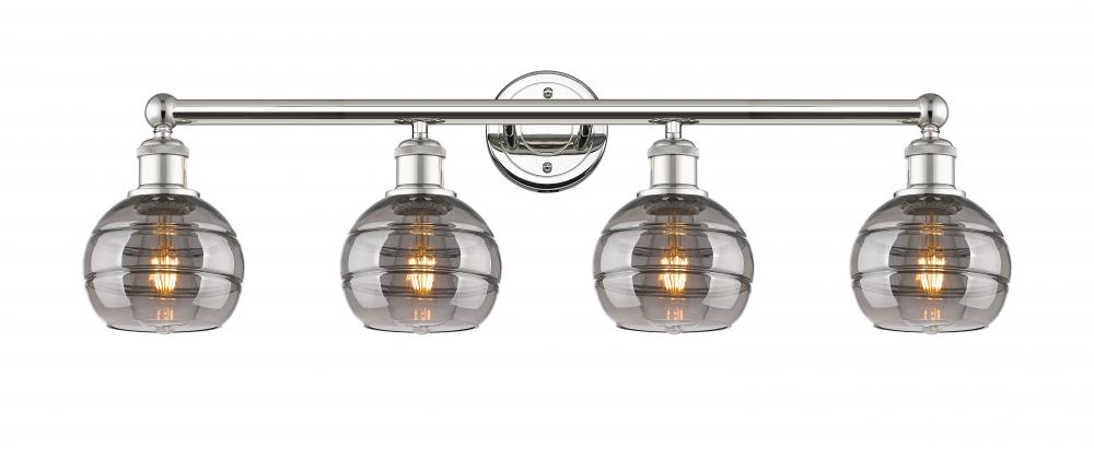 Rochester - 4 Light - 33 inch - Polished Nickel - Bath Vanity Light