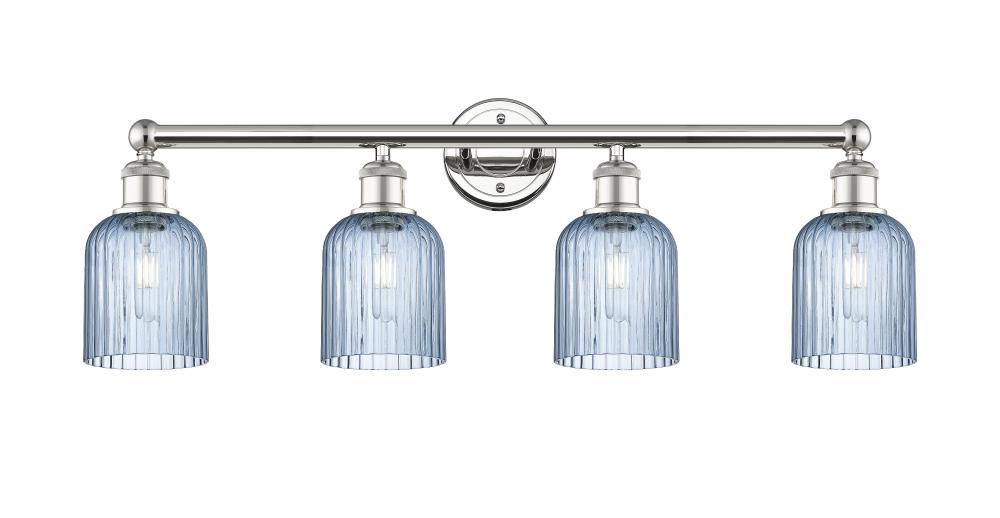 Bridal Veil - 4 Light - 32 inch - Polished Nickel - Bath Vanity Light