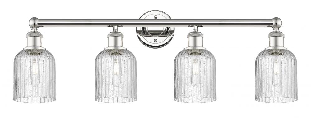 Bridal Veil - 4 Light - 32 inch - Polished Nickel - Bath Vanity Light