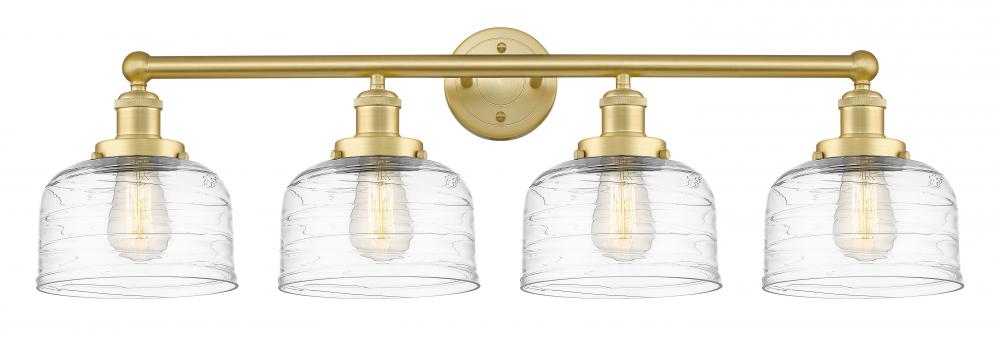 Bell - 4 Light - 35 inch - Satin Gold - Bath Vanity Light