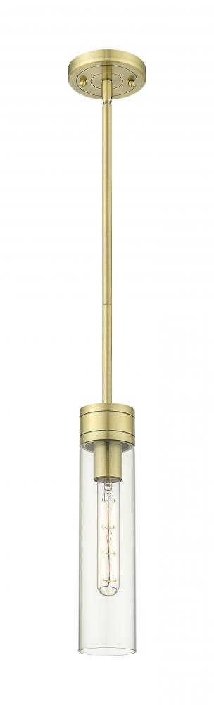 Boreas - 1 Light - 3 inch - Antique Brass - Stem Hung - Mini Pendant