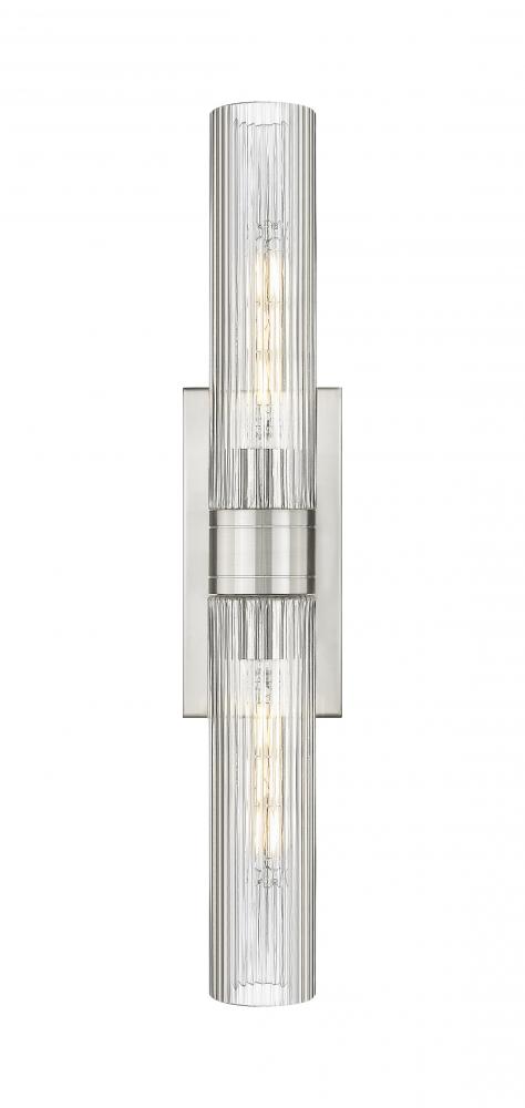 Boreas - 2 Light - 24 inch - Satin Nickel - Bath Vanity Light