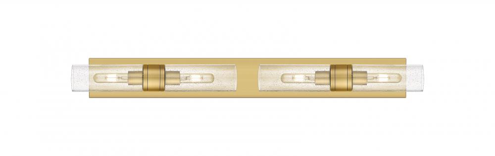 Boreas - 4 Light - 39 inch - Brushed Brass - Bath Vanity Light