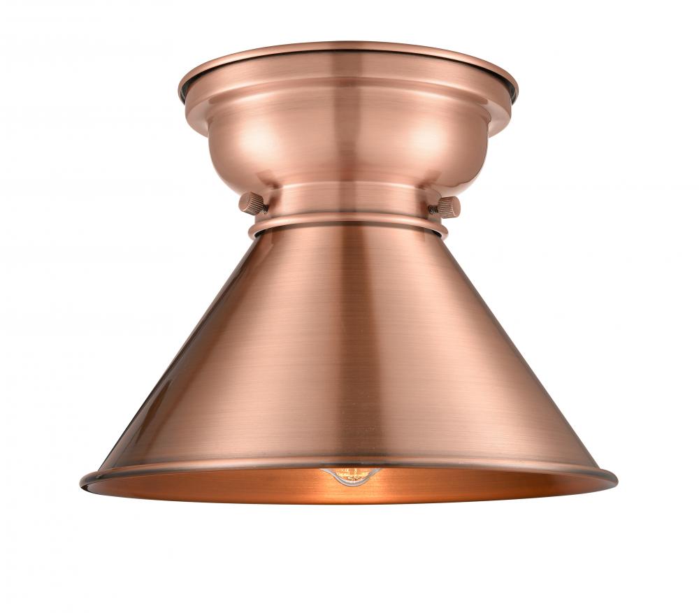 Briarcliff - 1 Light - 10 inch - Antique Copper - Flush Mount