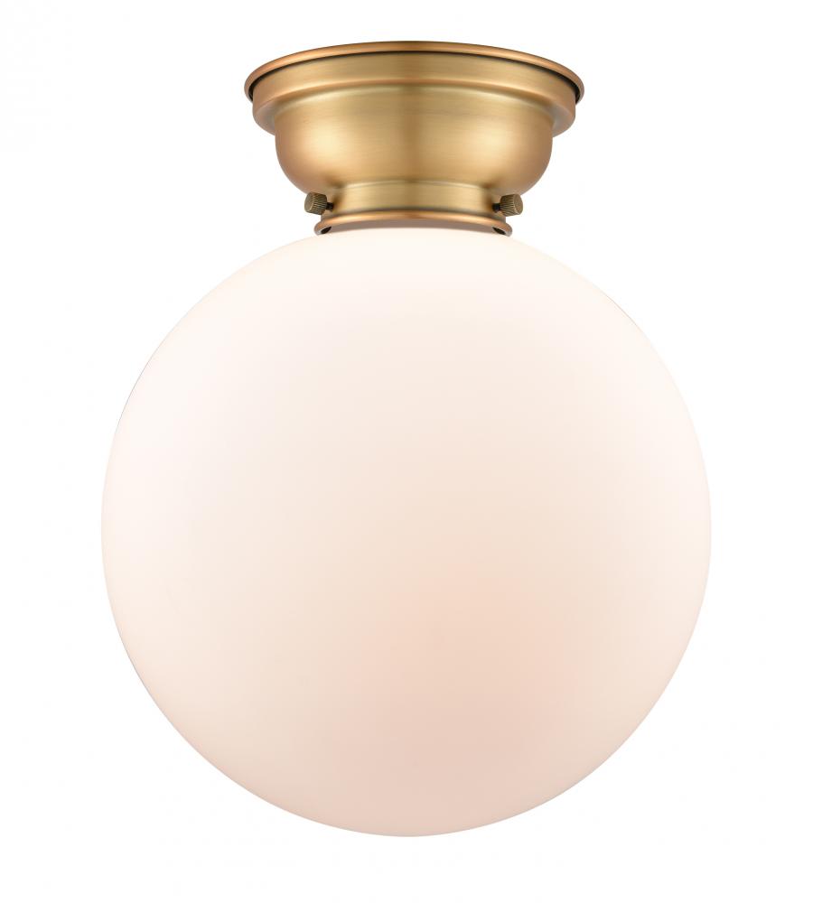 Beacon - 1 Light - 12 inch - Brushed Brass - Flush Mount