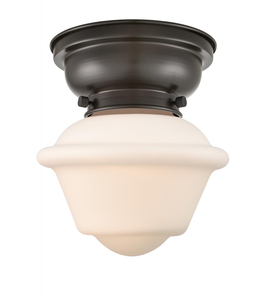 Oxford - 1 Light - 8 inch - Oil Rubbed Bronze - Flush Mount