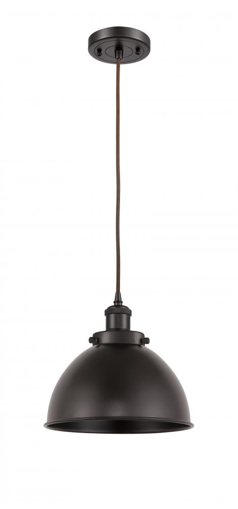 Derby - 1 Light - 10 inch - Oil Rubbed Bronze - Cord hung - Mini Pendant