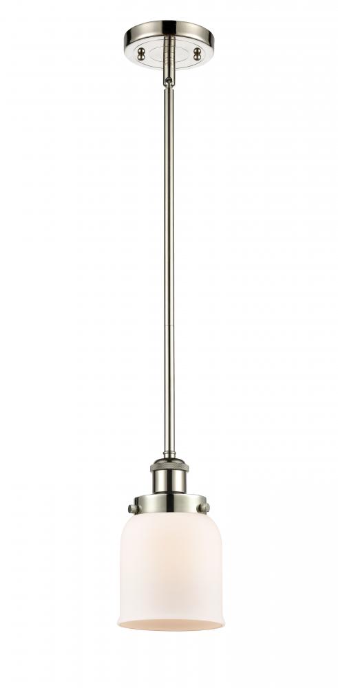 Bell - 1 Light - 5 inch - Polished Nickel - Mini Pendant