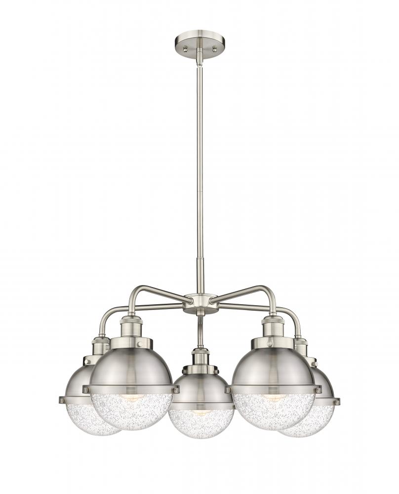 Ballston Urban - 5 Light - 26 inch - Satin Nickel - Chandelier