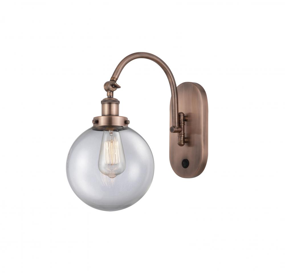 Beacon - 1 Light - 8 inch - Antique Copper - Sconce