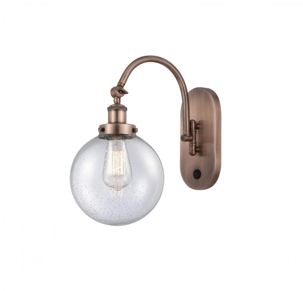 Beacon - 1 Light - 8 inch - Antique Copper - Sconce