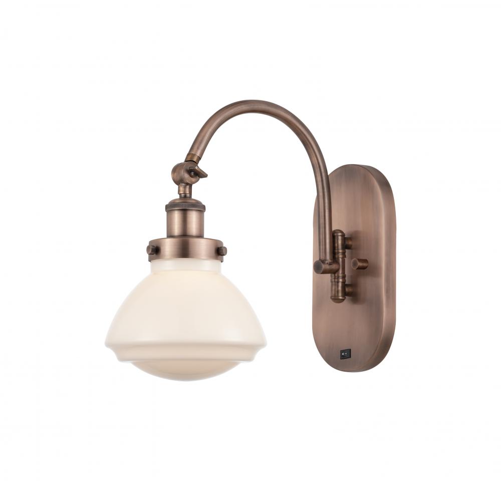 Olean - 1 Light - 7 inch - Antique Copper - Sconce