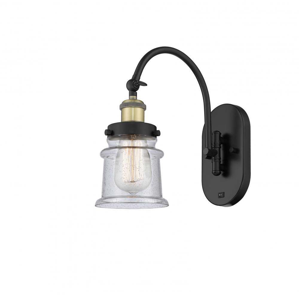 Canton - 1 Light - 7 inch - Black Antique Brass - Sconce