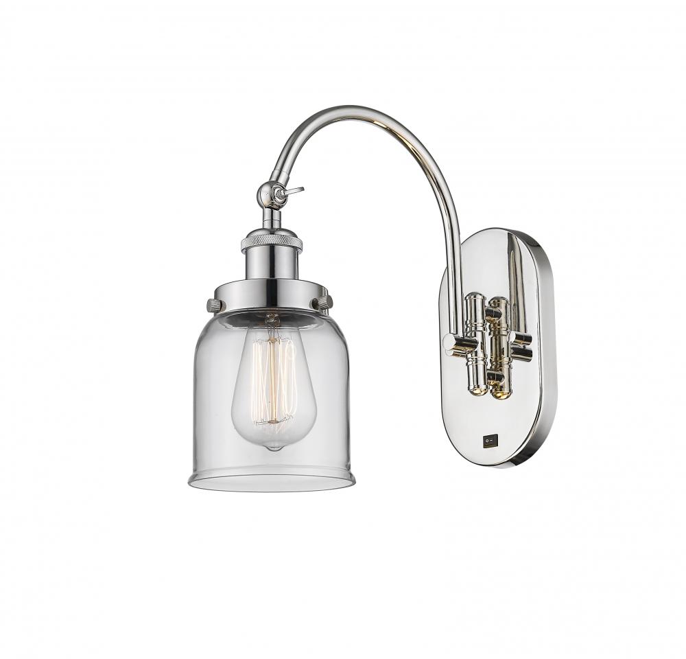 Bell - 1 Light - 5 inch - Polished Nickel - Sconce