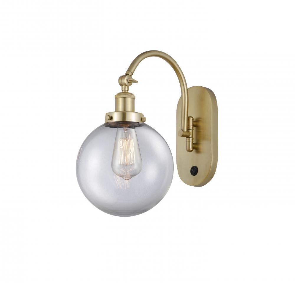 Beacon - 1 Light - 8 inch - Satin Gold - Sconce