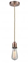 Innovations Lighting 100AC-10RE-0AC - Whitney - 1 Light - 2 inch - Antique Copper - Cord hung - Mini Pendant