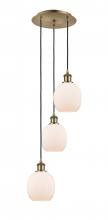 Innovations Lighting 113B-3P-AB-G101 - Belfast - 3 Light - 13 inch - Antique Brass - Cord Hung - Multi Pendant